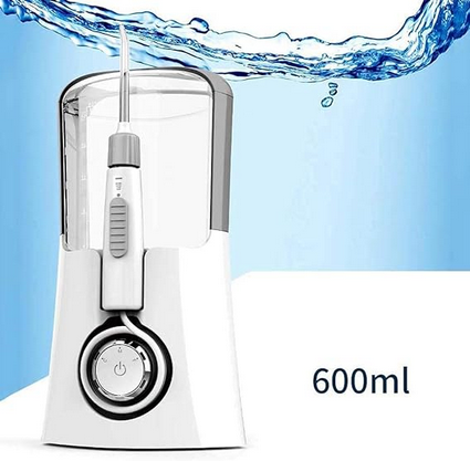 Electric Water Flosser, Cordless Dental Oral Irrigator - 3 Modes, 6 Tips (600ML, Waterproof Waterflosser)