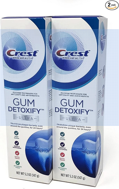 Crest Ultra Pro Health Gum Detoxify Tooth Paste (2-Pack)